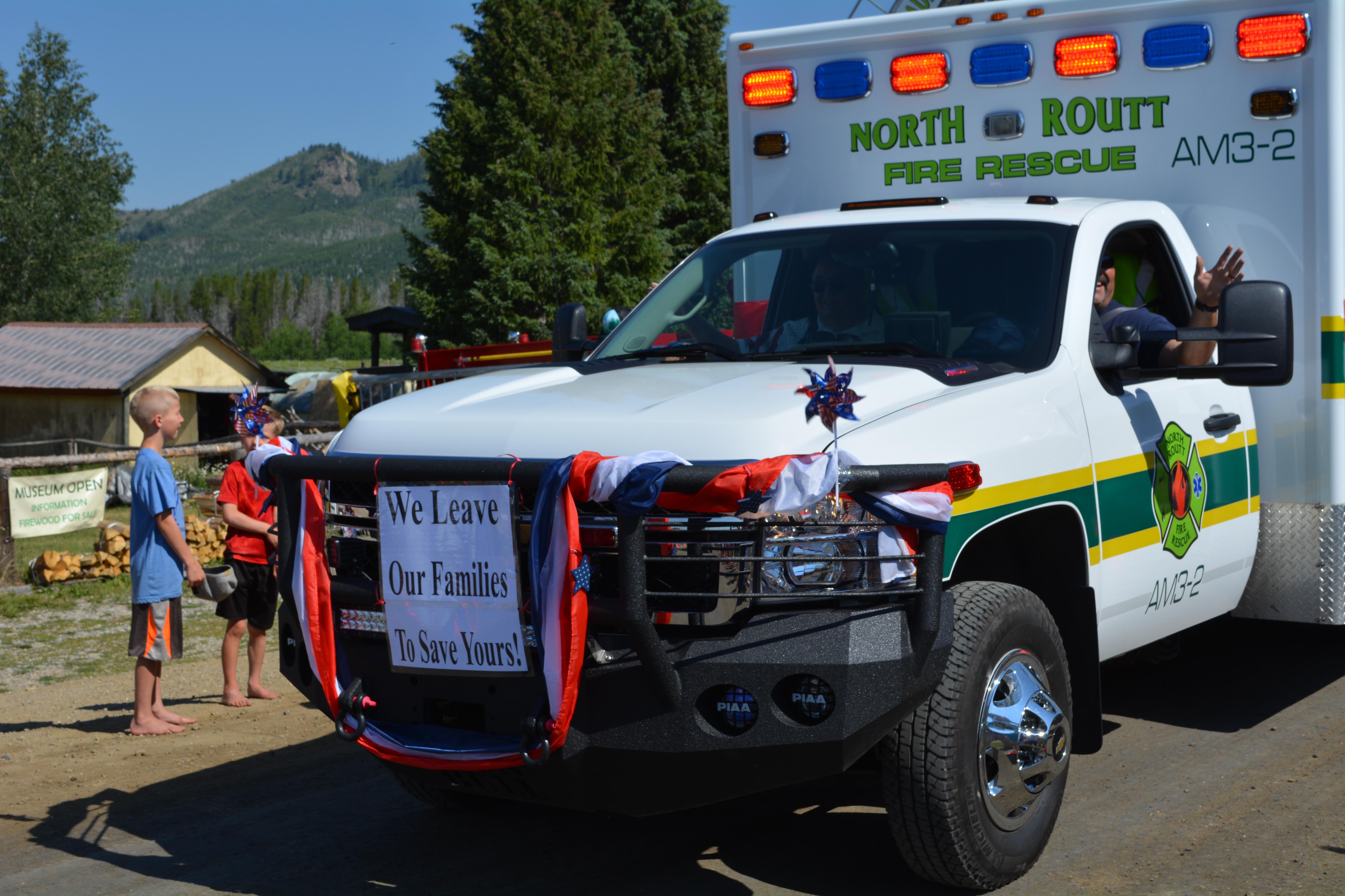 North Routt Fire Rescue Ambulance